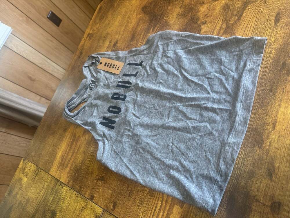 Women's Heather Grey Muscle Tank Top,